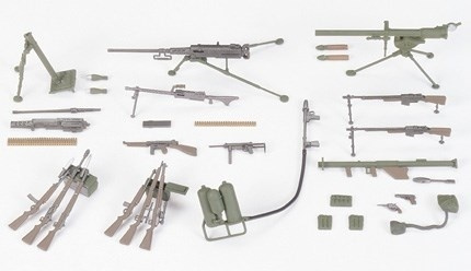 Tamiya 1/35 US INFANTERIVÅBEN i gruppen SPORT, FRITID & HOBBY / Hobby / Plastik modeller / Militære køretøjer (land) hos TP E-commerce Nordic AB (A06276)