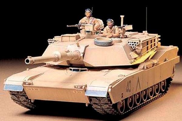 Tamiya 1/35 U S M1A1 ABRAMS 120MM DS i gruppen SPORT, FRITID & HOBBY / Hobby / Plastik modeller / Militære køretøjer (land) hos TP E-commerce Nordic AB (A06281)