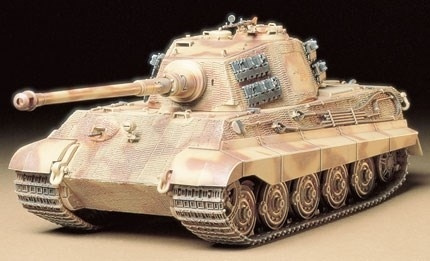 TAMIYA 1/35 KING TIGER \'PROD.TÅRN\' i gruppen SPORT, FRITID & HOBBY / Hobby / Plastik modeller / Militære køretøjer (land) hos TP E-commerce Nordic AB (A06283)