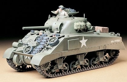 Tamiya 1/35 US M4 SHERMAN EARLY i gruppen SPORT, FRITID & HOBBY / Hobby / Plastik modeller / Militære køretøjer (land) hos TP E-commerce Nordic AB (A06303)