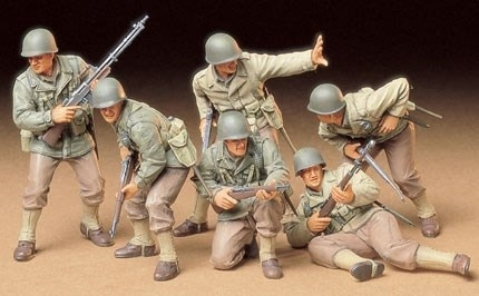 Tamiya 1/35 US ARMY ASSAULT INFANTRY i gruppen SPORT, FRITID & HOBBY / Hobby / Plastik modeller / Figurer hos TP E-commerce Nordic AB (A06305)