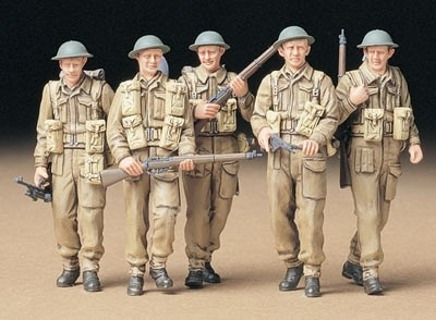 Tamiya 1/35 BRITISH INFANTRY ON PATROL i gruppen SPORT, FRITID & HOBBY / Hobby / Plastik modeller / Militære køretøjer (land) hos TP E-commerce Nordic AB (A06324)