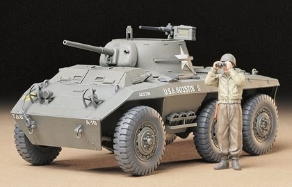 Tamiya 1/35 US M8 ARM.CAR GREYHOUND i gruppen SPORT, FRITID & HOBBY / Hobby / Plastik modeller / Militære køretøjer (land) hos TP E-commerce Nordic AB (A06326)