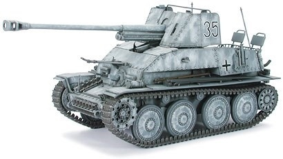 TAMIYA 1/35 MARDER III GERMAN TANK DESTR i gruppen SPORT, FRITID & HOBBY / Hobby / Plastik modeller / Militære køretøjer (land) hos TP E-commerce Nordic AB (A06336)