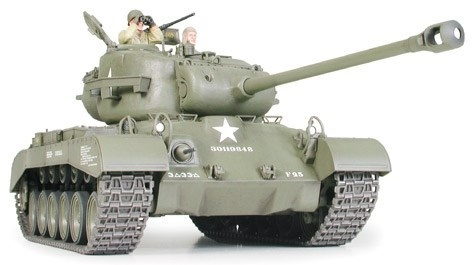 Tamiya 1/35 M26 PERSHING i gruppen SPORT, FRITID & HOBBY / Hobby / Plastik modeller / Militære køretøjer (land) hos TP E-commerce Nordic AB (A06342)