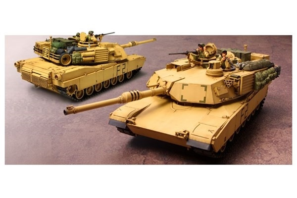 Tamiya 1/35 ABRAMS M1A2 120 MM i gruppen SPORT, FRITID & HOBBY / Hobby / Plastik modeller / Militære køretøjer (land) hos TP E-commerce Nordic AB (A06349)