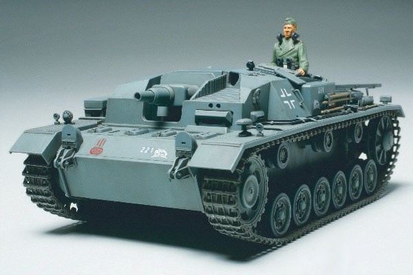 Tamiya 1/35 GERMAN STURMGESCHUTZ III i gruppen SPORT, FRITID & HOBBY / Hobby / Plastik modeller / Militære køretøjer (land) hos TP E-commerce Nordic AB (A06355)