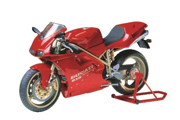 Tamiya 1/12 DUCATI 916 i gruppen SPORT, FRITID & HOBBY / Hobby / Plastik modeller / Motorcykler hos TP E-commerce Nordic AB (A06372)