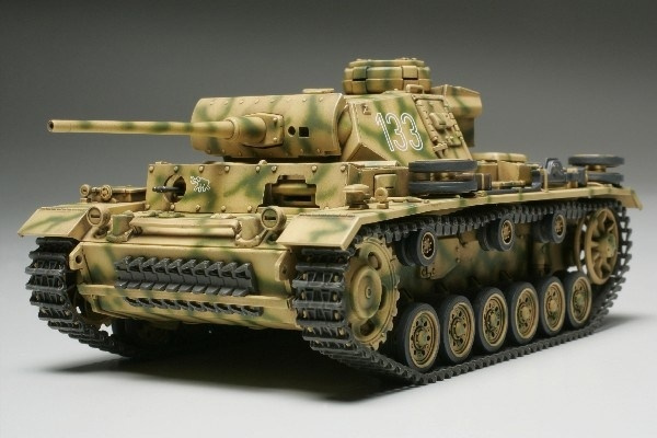 Tamiya 1/48 GERMAN PZKPFW III i gruppen SPORT, FRITID & HOBBY / Hobby / Plastik modeller / Militære køretøjer (land) hos TP E-commerce Nordic AB (A06383)