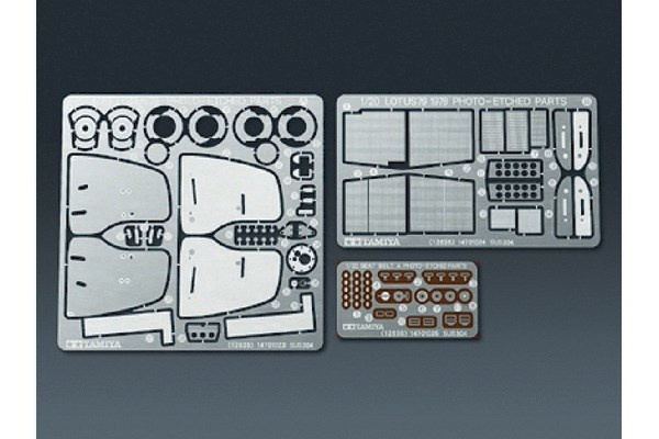 Tamiya 1/20 Lotus 79 1978 PE parts i gruppen SPORT, FRITID & HOBBY / Hobby / Plastik modeller / Biler hos TP E-commerce Nordic AB (A06387)