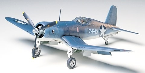 Tamiya 1/48 C.V. F4U-1/2 Bird cage Corsair i gruppen SPORT, FRITID & HOBBY / Hobby / Plastik modeller / Fly & Helikoptere hos TP E-commerce Nordic AB (A06424)