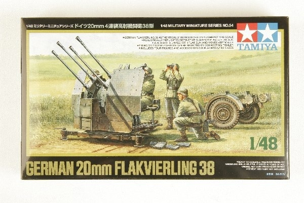 Tamiya 1/48 German 20mm flak 38 i gruppen SPORT, FRITID & HOBBY / Hobby / Plastik modeller / Militære køretøjer (land) hos TP E-commerce Nordic AB (A06437)
