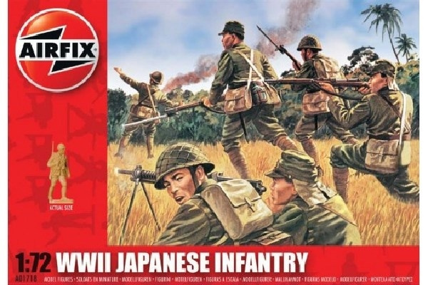 Airfix Japanese Infantry i gruppen SPORT, FRITID & HOBBY / Hobby / Plastik modeller / Figurer hos TP E-commerce Nordic AB (A06439)