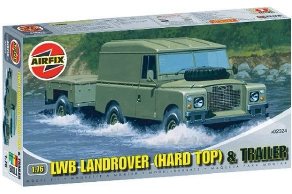 Airfix LWB Landrover(hard top) & Trailer 03/08 i gruppen SPORT, FRITID & HOBBY / Hobby / Plastik modeller / Militære køretøjer (land) hos TP E-commerce Nordic AB (A06443)