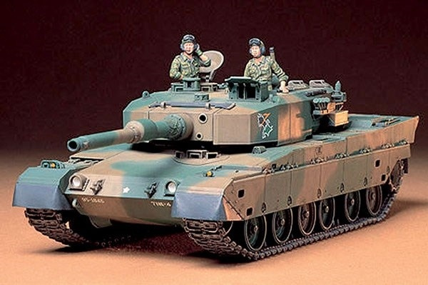 Tamiya 1/35 J.G.S.D.F.Type 90 Tank i gruppen SPORT, FRITID & HOBBY / Hobby / Plastik modeller / Militære køretøjer (land) hos TP E-commerce Nordic AB (A06523)