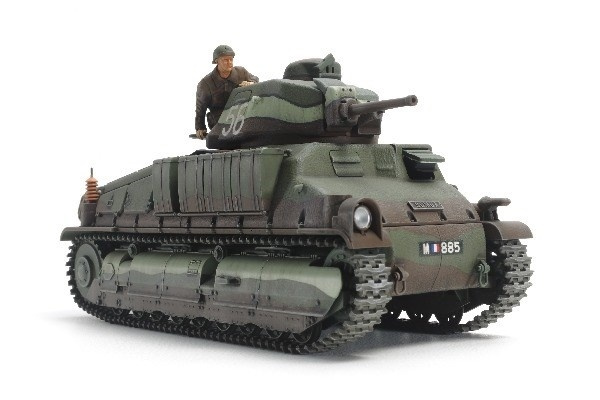 Tamiya 1/35 SOMUA S35 i gruppen SPORT, FRITID & HOBBY / Hobby / Plastik modeller / Militære køretøjer (land) hos TP E-commerce Nordic AB (A06555)