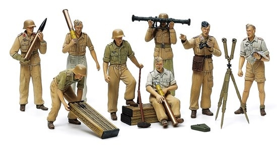 Tamiya 1/35 Africa Luftwaffe Art Crew i gruppen SPORT, FRITID & HOBBY / Hobby / Plastik modeller / Militære køretøjer (land) hos TP E-commerce Nordic AB (A06576)