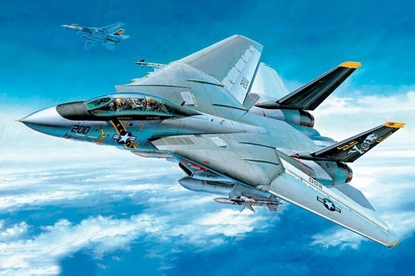 Tamiya 1/48 Grumman F-14A Tomcat i gruppen SPORT, FRITID & HOBBY / Hobby / Plastik modeller / Fly & Helikoptere hos TP E-commerce Nordic AB (A06618)