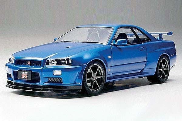 Tamiya 1/24 Nissan Skyline GT-R V spec II i gruppen SPORT, FRITID & HOBBY / Hobby / Plastik modeller / Biler hos TP E-commerce Nordic AB (A06637)