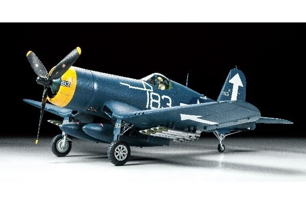 Tamiya 1/32 F4U-1D Corsair i gruppen SPORT, FRITID & HOBBY / Hobby / Plastik modeller / Fly & Helikoptere hos TP E-commerce Nordic AB (A06652)