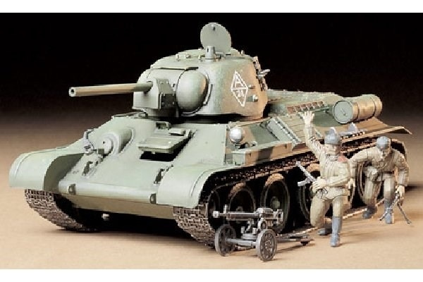 TAMIYA 1/35 T34/76, \'ChTZ\' Ver i gruppen SPORT, FRITID & HOBBY / Hobby / Plastik modeller / Militære køretøjer (land) hos TP E-commerce Nordic AB (A06661)