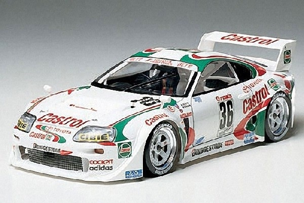 Tamiya 1/24 Castrol Toyota Tom\'s Supra GT i gruppen SPORT, FRITID & HOBBY / Hobby / Plastik modeller / Biler hos TP E-commerce Nordic AB (A06673)