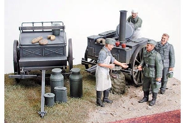 Tamiya 1/35 German Field Kitchen Scenery i gruppen SPORT, FRITID & HOBBY / Hobby / Plastik modeller / Militære køretøjer (land) hos TP E-commerce Nordic AB (A06680)