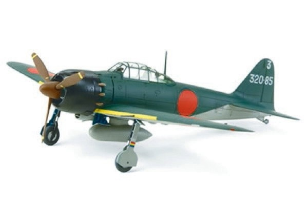 Tamiya 1/72 A6M5 Zero (Zeke) i gruppen SPORT, FRITID & HOBBY / Hobby / Plastik modeller / Fly & Helikoptere hos TP E-commerce Nordic AB (A06701)