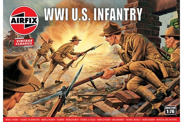 AIRFIX WW1 U.S Infantry??? i gruppen SPORT, FRITID & HOBBY / Hobby / Plastik modeller / Figurer hos TP E-commerce Nordic AB (A06797)