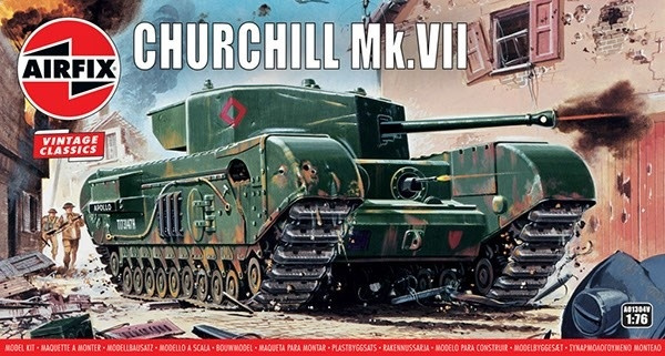 AIRFIX Churchill Mk. VII i gruppen SPORT, FRITID & HOBBY / Hobby / Plastik modeller / Militære køretøjer (land) hos TP E-commerce Nordic AB (A06800)