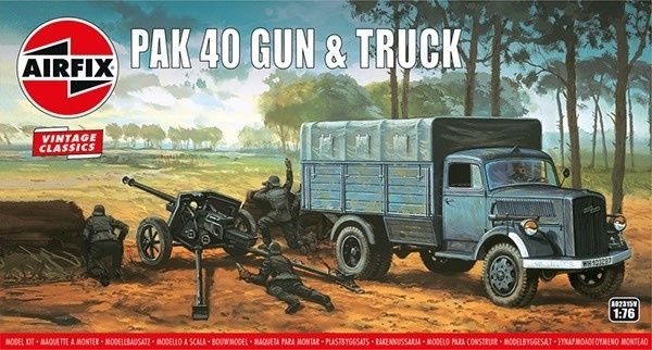 Airfix Opel Blitz & Pak 40 Gun i gruppen SPORT, FRITID & HOBBY / Hobby / Plastik modeller / Militære køretøjer (land) hos TP E-commerce Nordic AB (A06810)