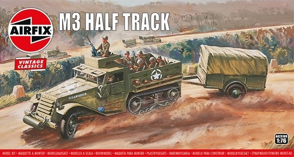 Airfix Half-Track M3 i gruppen SPORT, FRITID & HOBBY / Hobby / Plastik modeller / Militære køretøjer (land) hos TP E-commerce Nordic AB (A06811)