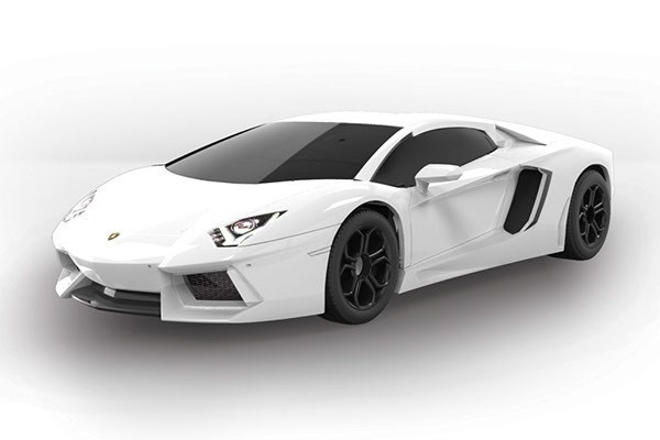 AIRFIX Quickbuild Lamborghini Aventador white i gruppen SPORT, FRITID & HOBBY / Hobby / Plastik modeller / Startsæt/Gavesæt hos TP E-commerce Nordic AB (A06831)