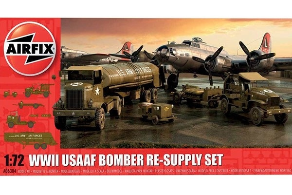 Airfix USAAF 8TH Airforce Bomber Resupply Set i gruppen SPORT, FRITID & HOBBY / Hobby / Plastik modeller / Militære køretøjer (land) hos TP E-commerce Nordic AB (A06857)