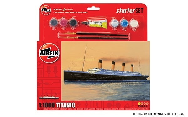 Airfix RMS Titanic 1:1000 i gruppen SPORT, FRITID & HOBBY / Hobby / Plastik modeller / Startsæt/Gavesæt hos TP E-commerce Nordic AB (A06873)