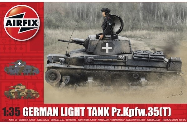 Airfix German Light Tank Pz.Kpfw.35(t) i gruppen SPORT, FRITID & HOBBY / Hobby / Plastik modeller / Militære køretøjer (land) hos TP E-commerce Nordic AB (A06914)