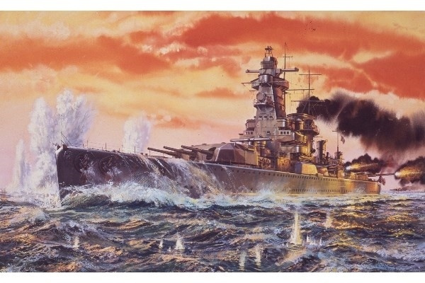 Airfix 1:600 Admiral Graf Spee i gruppen SPORT, FRITID & HOBBY / Hobby / Plastik modeller / Skib hos TP E-commerce Nordic AB (A07012)