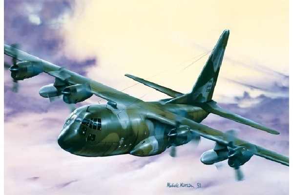 Italeri 1:72 C-130 E/H HERCULES i gruppen SPORT, FRITID & HOBBY / Hobby / Plastik modeller / Fly & Helikoptere hos TP E-commerce Nordic AB (A07036)