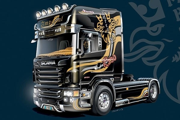 ITALERI 1:24 SCANIA R730 V8 TOPLINE \' IMPERIAL\' i gruppen SPORT, FRITID & HOBBY / Hobby / Plastik modeller / Biler hos TP E-commerce Nordic AB (A07070)