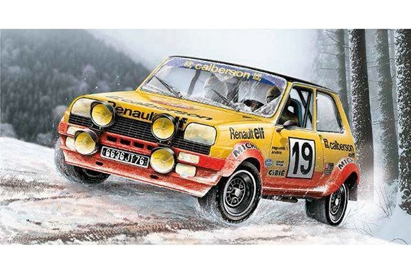 Italeri 1:24 RENAULT R5 RALLY i gruppen SPORT, FRITID & HOBBY / Hobby / Plastik modeller / Biler hos TP E-commerce Nordic AB (A07169)