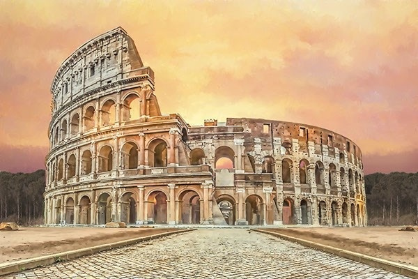ITALERI Colosseum 1:500 (375 x 316 x 110mm) i gruppen SPORT, FRITID & HOBBY / Hobby / Plastik modeller / Diverse hos TP E-commerce Nordic AB (A07211)