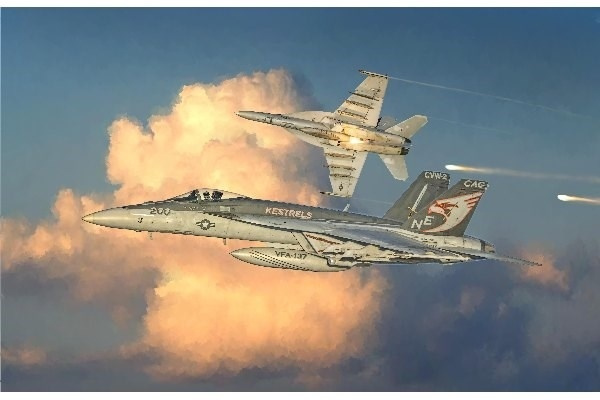 ITALERI 1:48 F/A-18-E \'SUPER HORNET\' i gruppen SPORT, FRITID & HOBBY / Hobby / Plastik modeller / Fly & Helikoptere hos TP E-commerce Nordic AB (A07267)