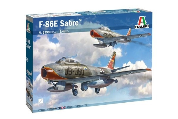 ITALERI 1:48 F-86E \'Sabre\' i gruppen SPORT, FRITID & HOBBY / Hobby / Plastik modeller / Fly & Helikoptere hos TP E-commerce Nordic AB (A07286)