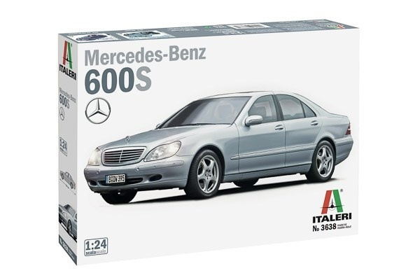 Italeri 1:24 Mercedes Benz 600 S i gruppen SPORT, FRITID & HOBBY / Hobby / Plastik modeller / Biler hos TP E-commerce Nordic AB (A07298)