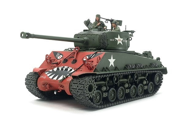 TAMIYA 1/35 U.S. Medium Tank M4A3E8 Sherman \'\'Easy Eight\'\' i gruppen SPORT, FRITID & HOBBY / Hobby / Plastik modeller / Militære køretøjer (land) hos TP E-commerce Nordic AB (A07347)