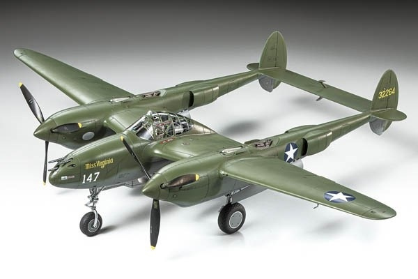 Tamiya 1:48 Lockheed® P-38®F/G Lightning® i gruppen SPORT, FRITID & HOBBY / Hobby / Plastik modeller / Fly & Helikoptere hos TP E-commerce Nordic AB (A07386)