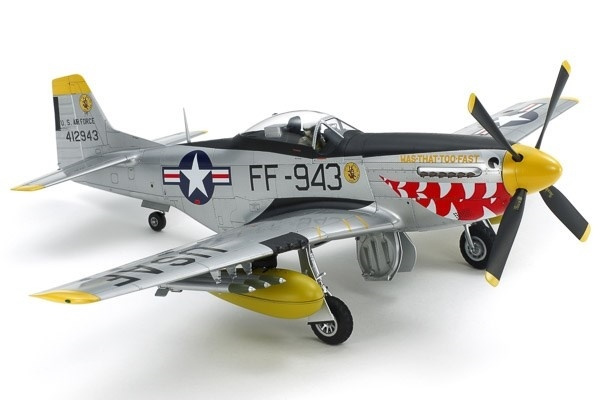 Tamiya 1:32 North American F-51D Mustang Korean War i gruppen SPORT, FRITID & HOBBY / Hobby / Plastik modeller / Fly & Helikoptere hos TP E-commerce Nordic AB (A07396)