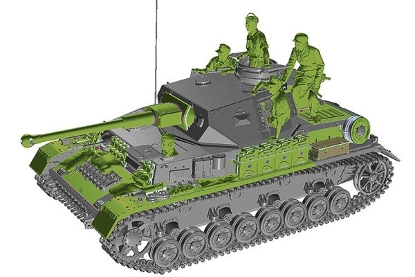 Tamiya 1/35 German Tank Panzerkampfwagen IV Ausf. G i gruppen SPORT, FRITID & HOBBY / Hobby / Plastik modeller / Militære køretøjer (land) hos TP E-commerce Nordic AB (A07421)