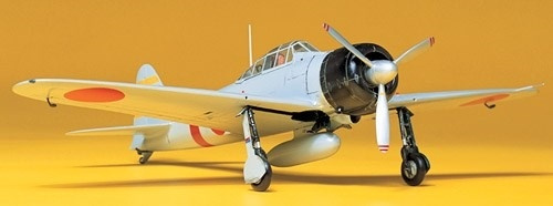 Tamiya 1/48 A6M2 Type 21 Zero Fighter i gruppen SPORT, FRITID & HOBBY / Hobby / Plastik modeller / Fly & Helikoptere hos TP E-commerce Nordic AB (A07425)