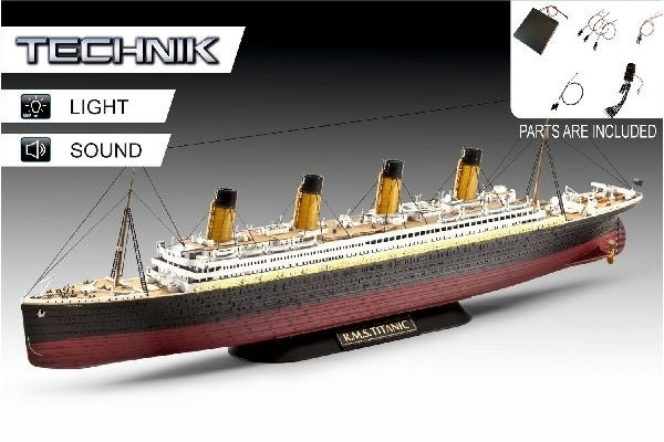 Revell 1:400 RMS Titanic i gruppen SPORT, FRITID & HOBBY / Hobby / Plastik modeller / Skib hos TP E-commerce Nordic AB (A07435)